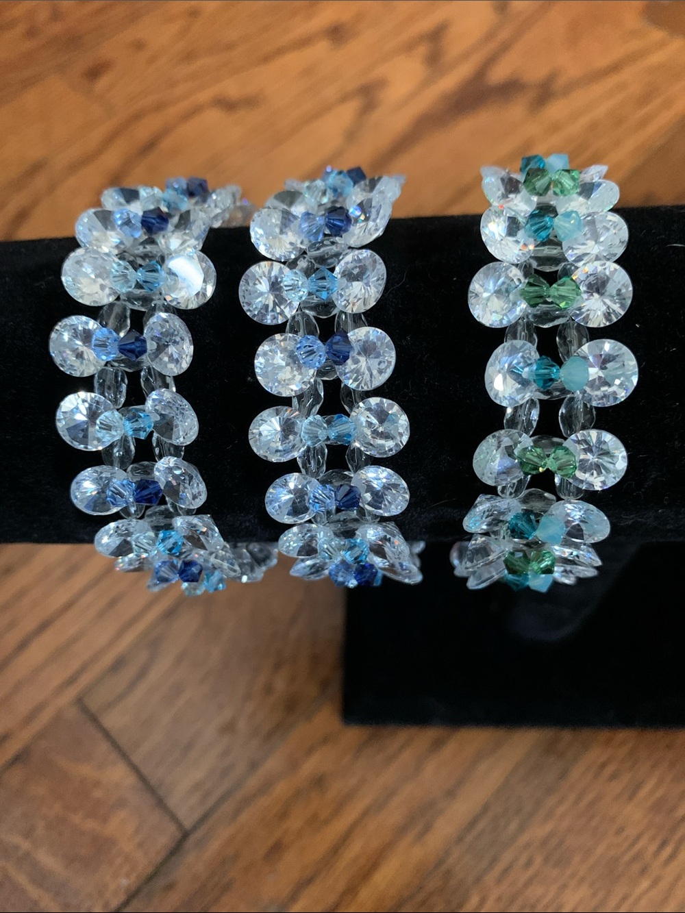 Crystal woven swavoski Bracelet